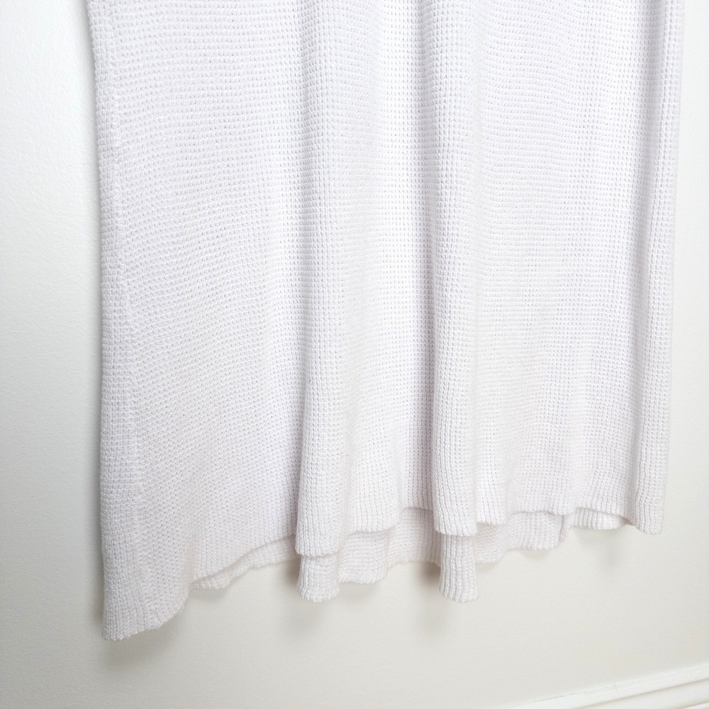 Legoe Heritage Sabine Dress White Cotton Waffle Knit Maternity Maxi Large L - Picture 7 of 14